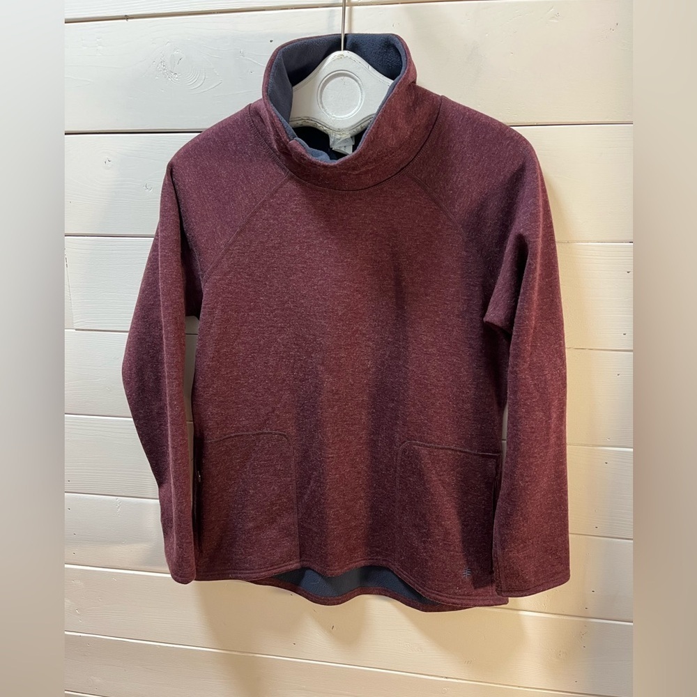 ROYAL ROBBINS plum pullover - size M - Picture 3 of 8